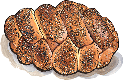 More Rockin' Challah illustration