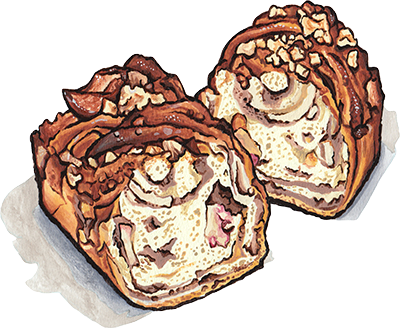 Eve's Apple Babka illustration