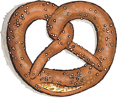 Bavarian Pretzel Twist illustration