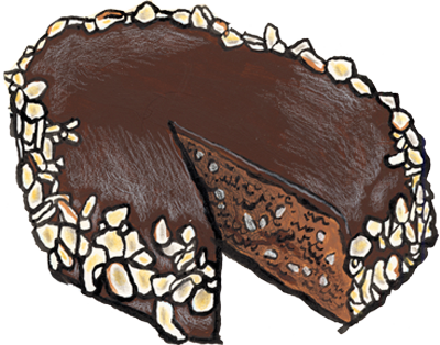 Chocolate Orange Torte illustration