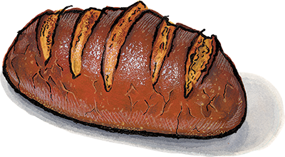 jewish rye illustration