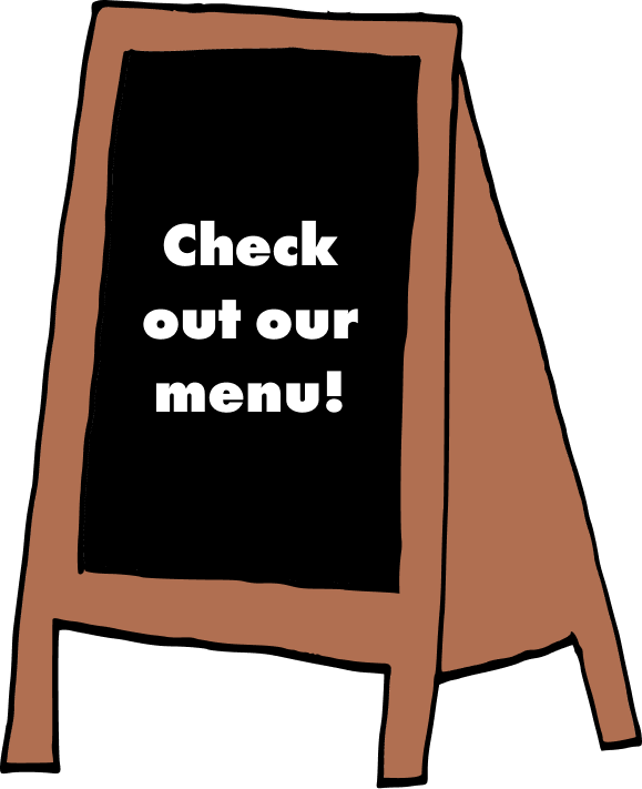 Check out our menu!