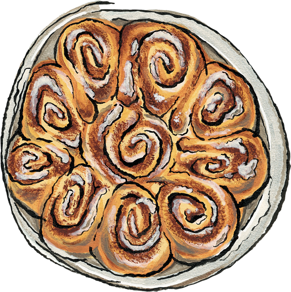 Cinnamon Roll 10-pan illustration