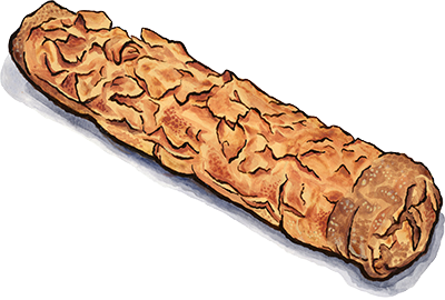 retes, whole log, illustration