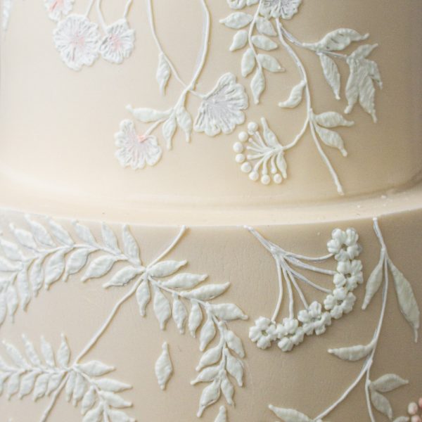 2.14.23- Lace Piped Display Cake (Dress Reference_ Hermione de Paula)-5